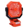Portable Camping Fan with Light 8000mAh Rechargeable Battery Operated Fan with Foldable Hook for Tent Outdoor Fishing Picnic Car