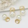 French Retro Pearl Ear Cuff Earrings: High-End Luxury Design for Women.