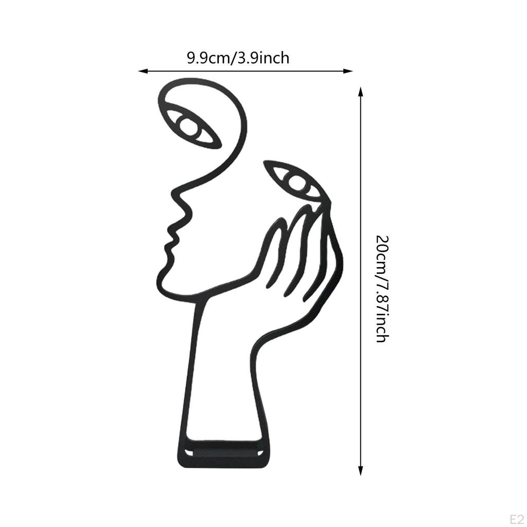Pondering Mind Sculpture - Contemporary Home Decor Accent