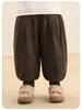 Kaka Panda Kids' Winter Warm Cotton Pants - Thickened Long Pants for Boys, Girls, Toddlers, and Babies.