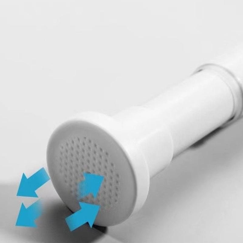 Extendable Nonslip Curtain Poles 70~120cm Practical Adjustable Length Bathroom Rail For Shower Window Drying