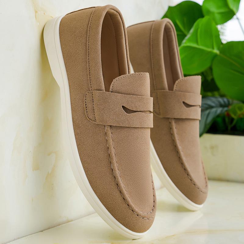 Spring 2026 Plus Size Men s British Style Driving Loafers: Trendy and Versatile Casual Shoes 46