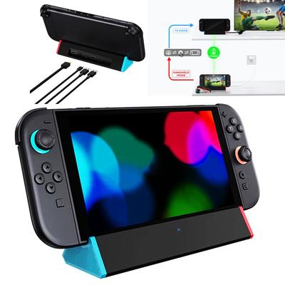 4K TV Dock Station For Nintendo Switch 2 2025 4K@120Hz HDMI-compatible Adapter Type C Port/USB Port Switch 2 Game Accessories