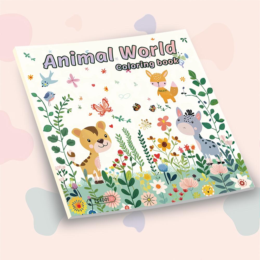 

1pc, Teen Girls Coloring Book - Teen Coloring Book - 30 Sheets, 8.3x 8.3in, For Adult Stress Relief, Christmas, Halloween Gifts зелений