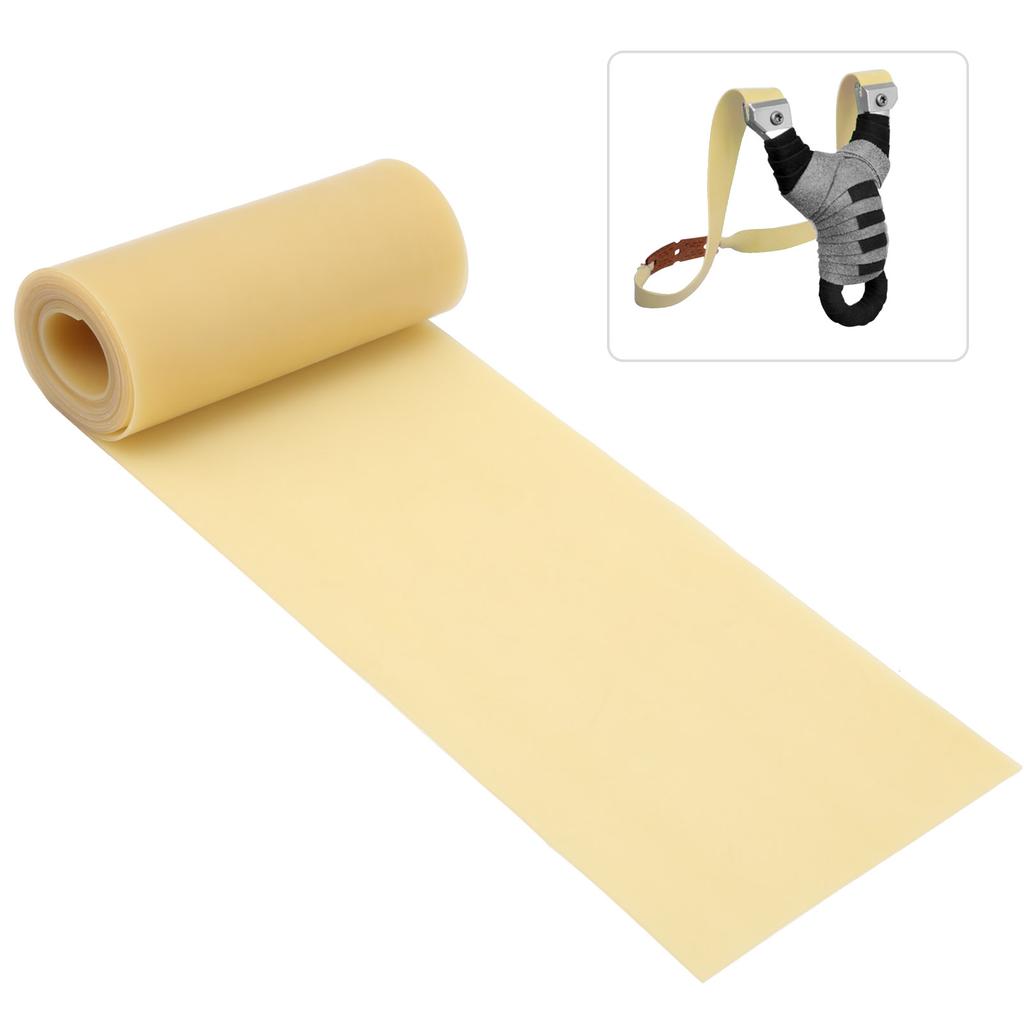 1mm x 2m Transparent Plain Colour Flat Elastic Band Wear Resistant Antifreezing