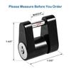 Zinc Alloy Lock 1/4 Small Trailer Accessory Two Keys Security Protector RV Truck Connector Anti-theft Trailer Hitch Locks