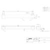 TOTO Towel Rack Pastel Ivory 716 x 60 x 26 mm YT500S4 #SC1