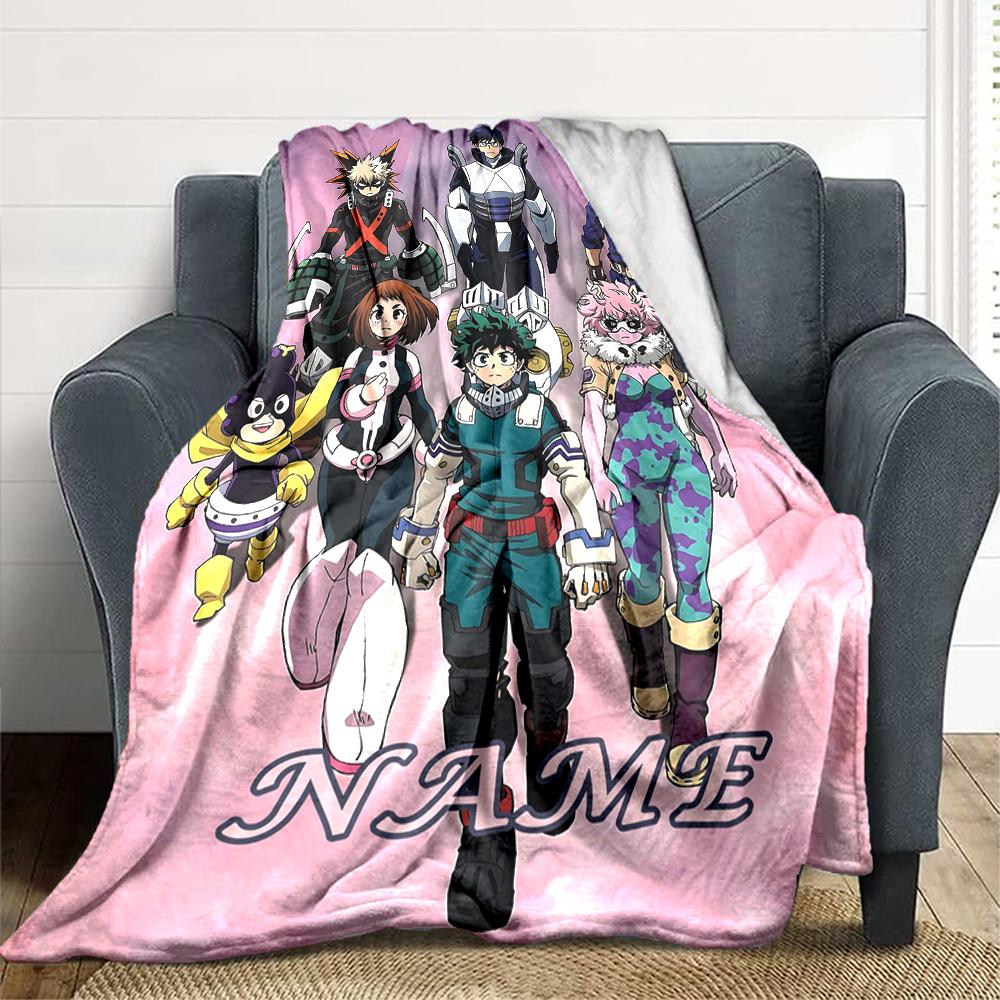 Custom 1pc Hero Plaza Adventure Blanket, Soft And Comfortable Blanket, Casual Warm, Camping Travel Blanket, Birthday Gift Q912112