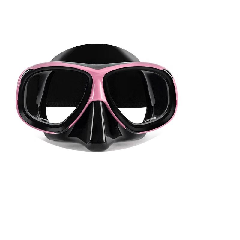 OLOEY Anti-Fog Transparent Silicone Swim Mask