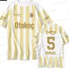 Nuevas Camisetas de Local y Visitante del Fenerbahce 2026 para la Temporada 2026-27, Camiseta Deportiva de Manga Corta Estilo Familiar Impresa en 3D para Aficionados