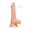 RealRock - Dildo with Testicles 17 cm