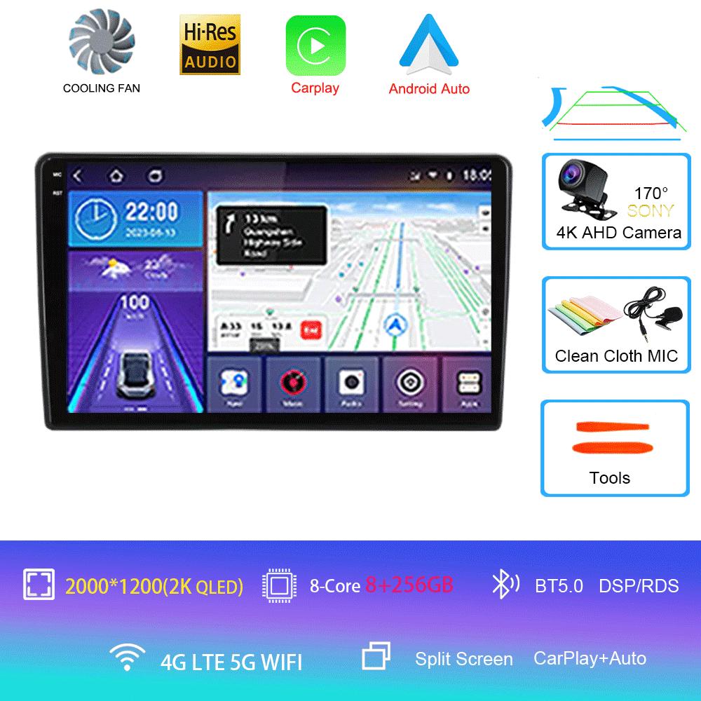 Android 14 Carplay Auto For Peugeot 308 T9 308S 2013-2017 Car Radio GPS Multimedia Video Player Stereo WIFI+4G DSP