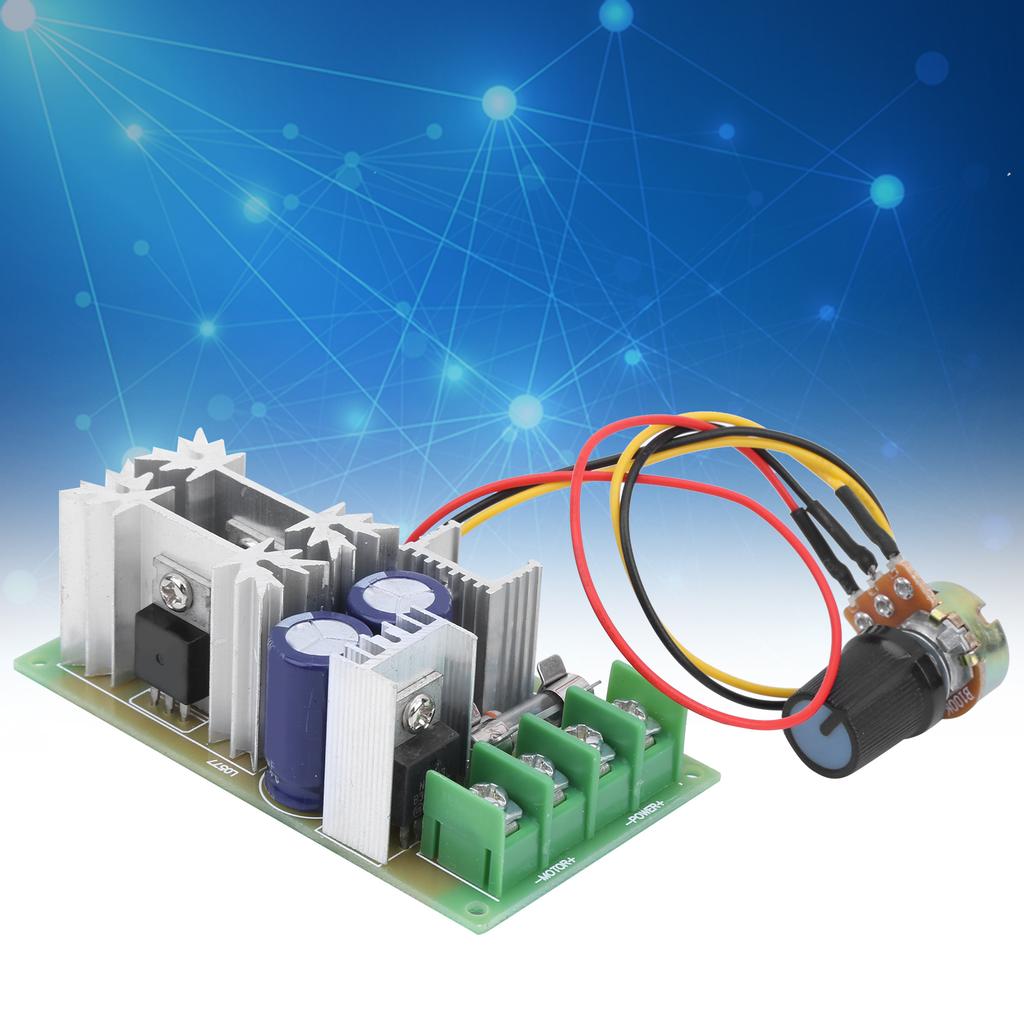 Motor Speed Control Module DC12V24V36V48V High Power Drive Board PWM 20A DC10-60V