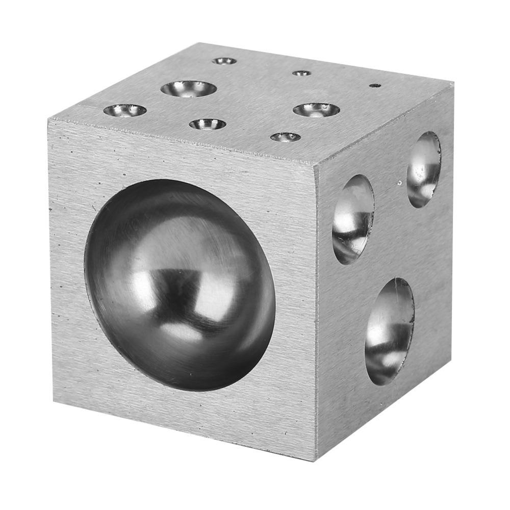 

Long Lasting Square Shape Doming Block Semi Circle Metal Material Jewelry Tool Precision Durable Goldsmith Tool Gold Processing