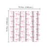 Waterproof Shower Curtain Vibranted Watercolor Bows Design Polyester Bathroom Decoration Easy To Clean