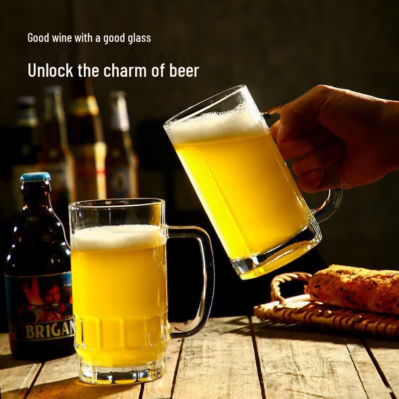 1000ml Pineapple Design Glass Beer Mug