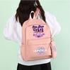 4-teiliges/Set Cartoon K-Pop bedruckter Rucksack mit Federmäppchen Handtasche für Teenager Schüler Junge Mädchen Schultasche Schultasche Große Kapazität Reisetasche Mochila