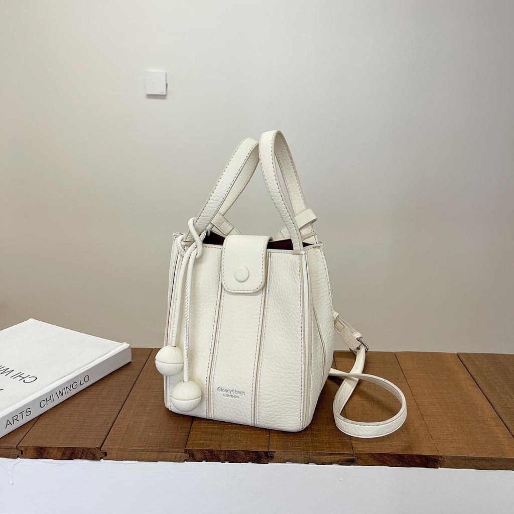 Handbag, Small Handbag, Simple Bucket Bag, Single Shoulder Crossbody Bag
