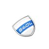 1P Car Stickers Trunk Waistline Metal Blue Black Badge Tuning Decorations For Volvo S V Xc 40 60 80 90 Auto Exterior Accessories