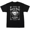 Heavy Metal Makes You Happy Band T-Shirt 100% Cotton Graphic Tee Men Women Summer Streetwear Top