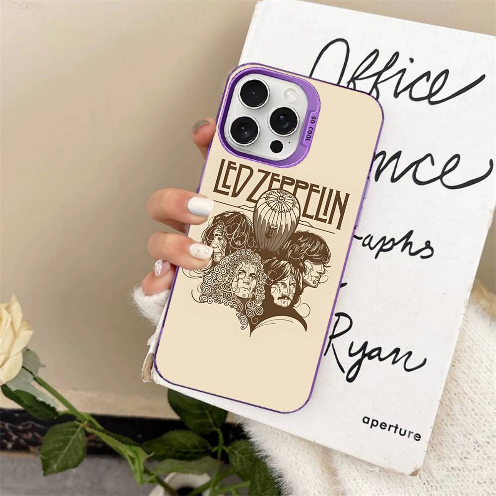 

Band L-Led Z-Zeppelin Phone Case For iPhone 16 15 14 13 12 11 17 Pro MAX Plus Pro Matte Shockproof Cover iPhone 14