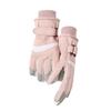 Ski Gloves Men's and Women's Thermal Gloves Outdoor Snow Play Thickened Waterproof and Cold-proof Velvet Travel Cycling Gloves