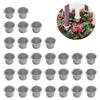 30pcs Bar Mini Candlestick Aluminum Cup Wedding Dining Home Party Living Room Decor Candlestick Cup Candle Holder Candle Stand
