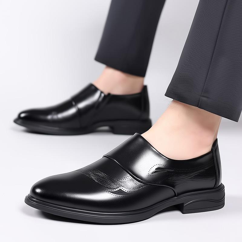 Fashion Spring Autumn New Male Loafers Wear-resistant Non-slip Comfortable Men's Dress Shoes Casual Breathable Man Leather Shoes