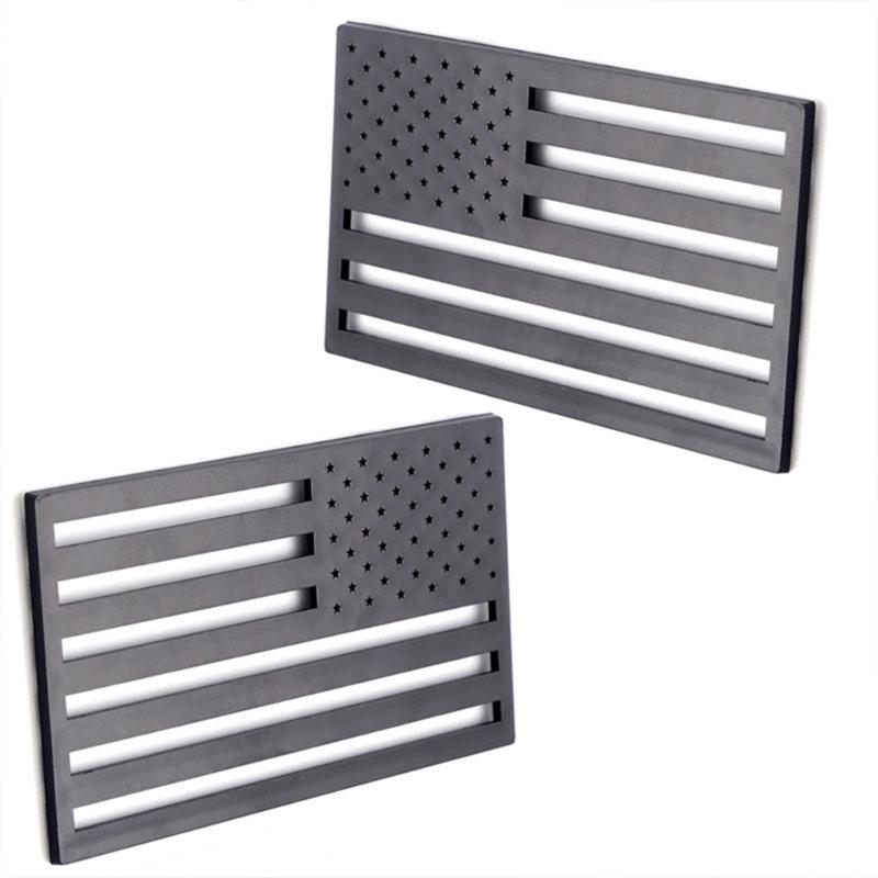 Creative USA American Flag Motorcycle Stickers Metal Automobile Outside Decals for Home Auto Exterior Decor Party Fa