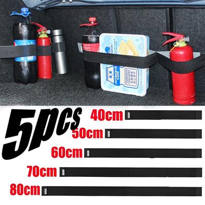Car Trunk Organizer Elastic Fixing Belt Storage Bag Tapes Fire Extinguisher Fixing Tape Belt Automobile Cars Storage Accessories