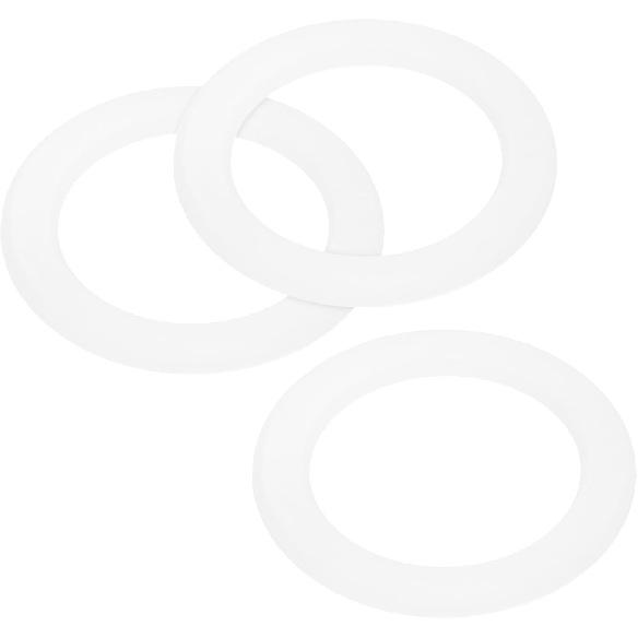 MECCANIXITY Gasket Seal Coffee Maker White Silicone Ring Replacement 42x55x2.2mm for 2-Cup Aluminium Coffee Pot, Pack of 3