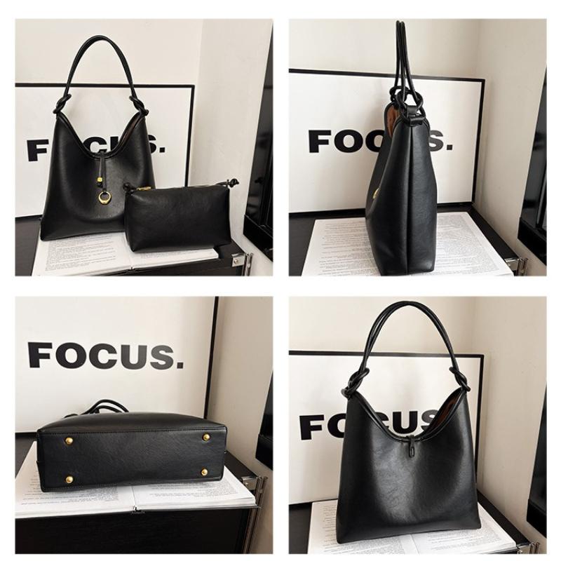 Tote Bag New Versatile Simple Commuting Bag Retro Fashion Armpit Bag Lazy Style Large Capacity Shoulder Bag