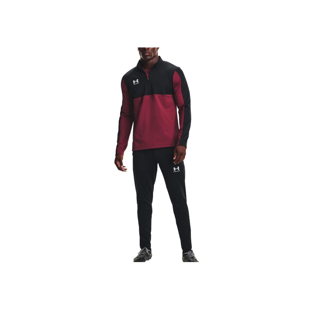 Under Armour Solid Logo Print Casual Training Tapered Pants Men pants Black 1365417-001