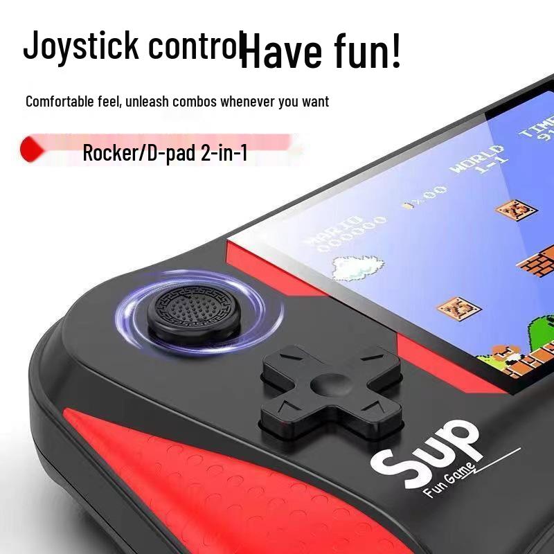 X7M Retro Handheld Game Console: Nostalgic Gaming, Large Screen, 500 Built-in Games, TV Connectivity, Two-Player Mode.