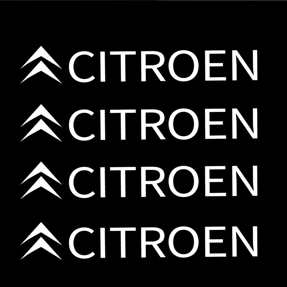 MGHK6 4pc Car Sticker Side Body Trunk Bumper Window Decoration Badge Decal For Citroen C1 C2 C3 C4 Picasso Berlingo C5 Aircross C4L C5