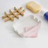 1/2Pcs Bamboo Soap Dish Shower Soap Bar Holder Bamboo Drain Rack Bathroom Soap Tray Anti-slip Bottom Soap Box