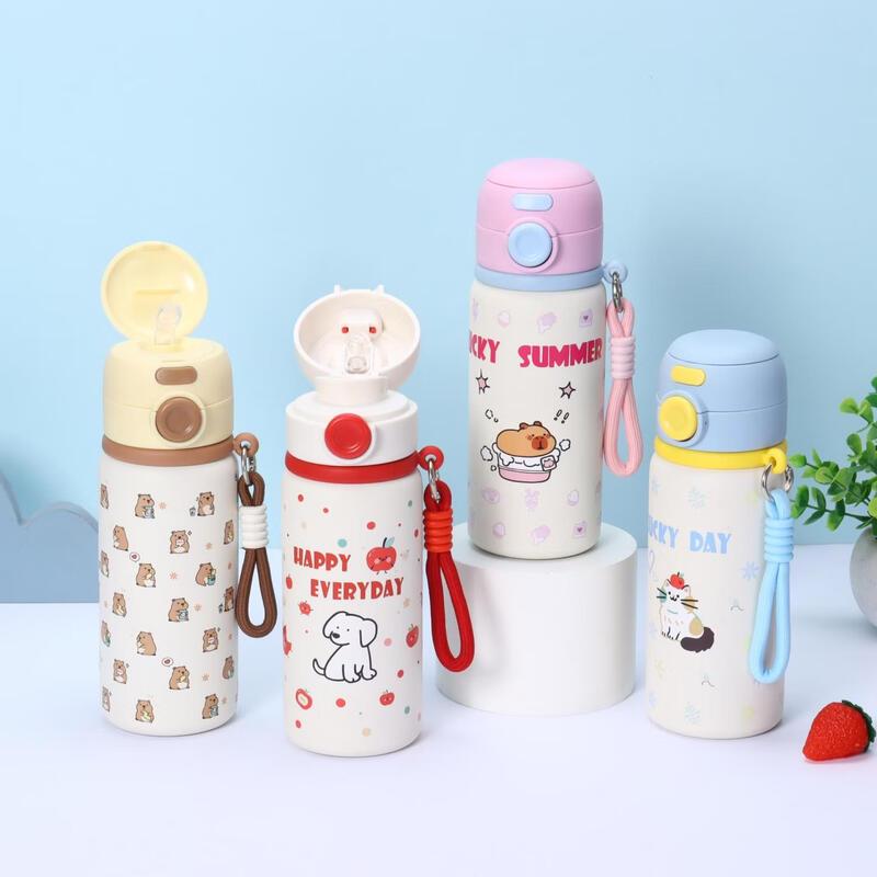 Shangqi Kids Cartoon Dual-Drink Insulated Bottle