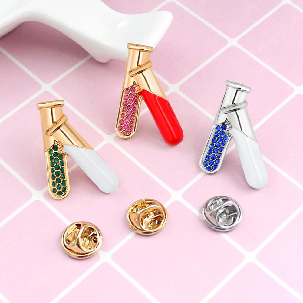 Moda Emaye Tüp Kakma Broş Pin Tıbbi üst Aracı Doktor Hemşire Rozeti