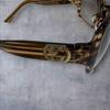 Used GUCCI Sunglasses Archive Y2k Interlocking Logo Sunglasses Eyewear Gucci Brown