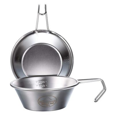 CAMPING MOON Campingbecher Edelstahl Shera Becher 310ml Set mit 2 Stück S-220-2P