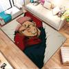 Split Persona Anime Rug Design Patterned Carpet, Non Slip Mat Suitable for Living Room and Bedroom Sofas