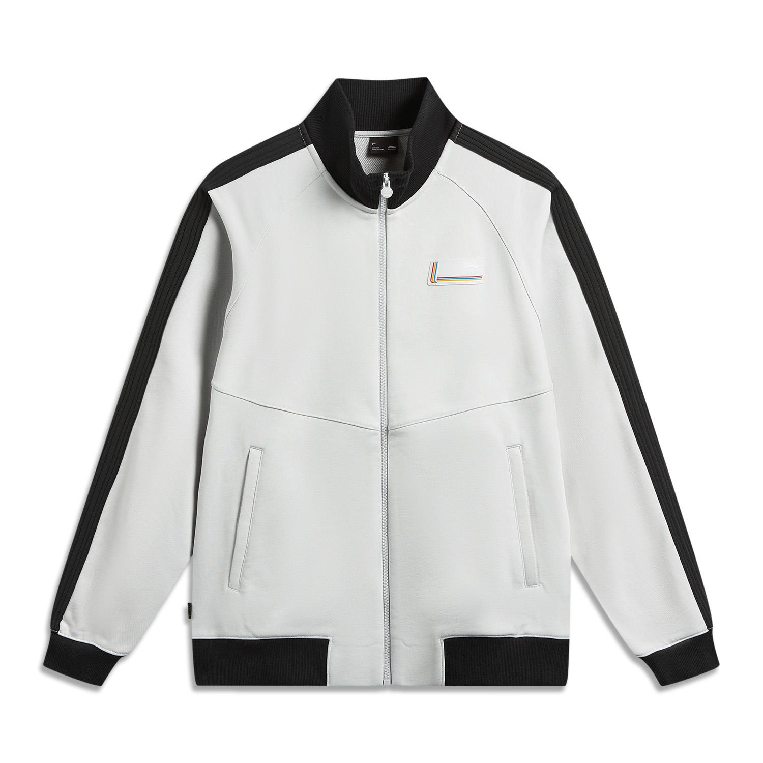 

Li-Ning Sports Lifestyle Series Stand Collar Logo Color Block Jacket Men jackets AFDW851-1 L