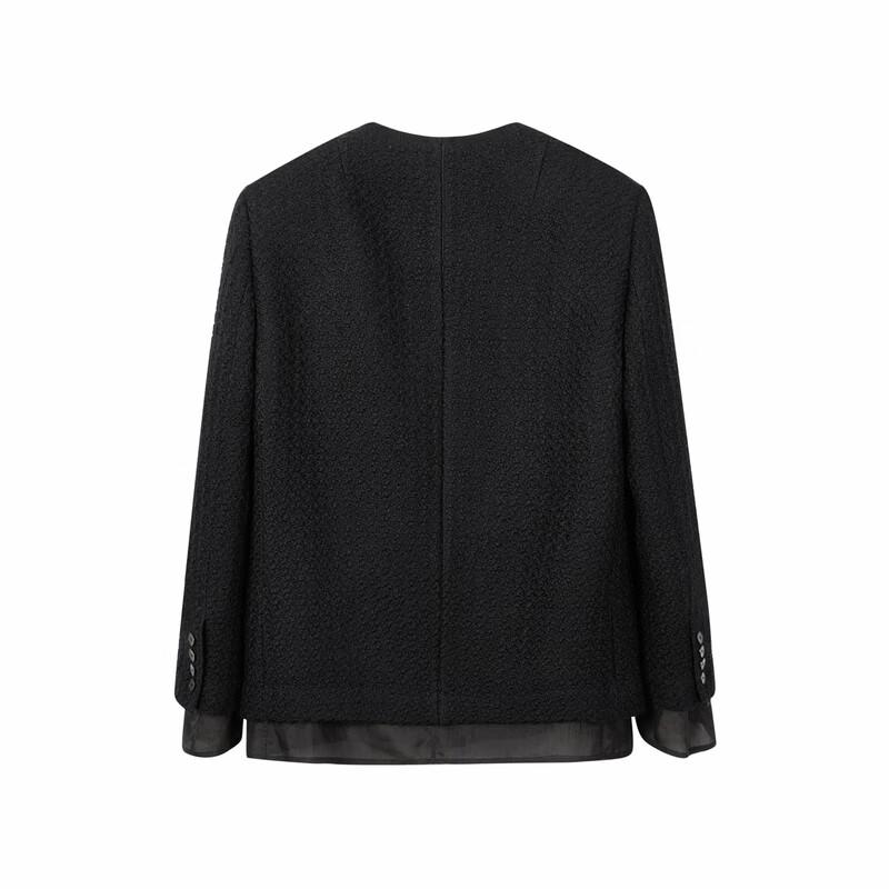 LESS Women's 2024 Winter Lamb Wool Blend Jacket