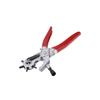 Rotary Leather Hole Punch Tool Heavy Duty Handheld Punching Pliers for Belt Strap Crafting and Repair with Adjustable Hole Sizes