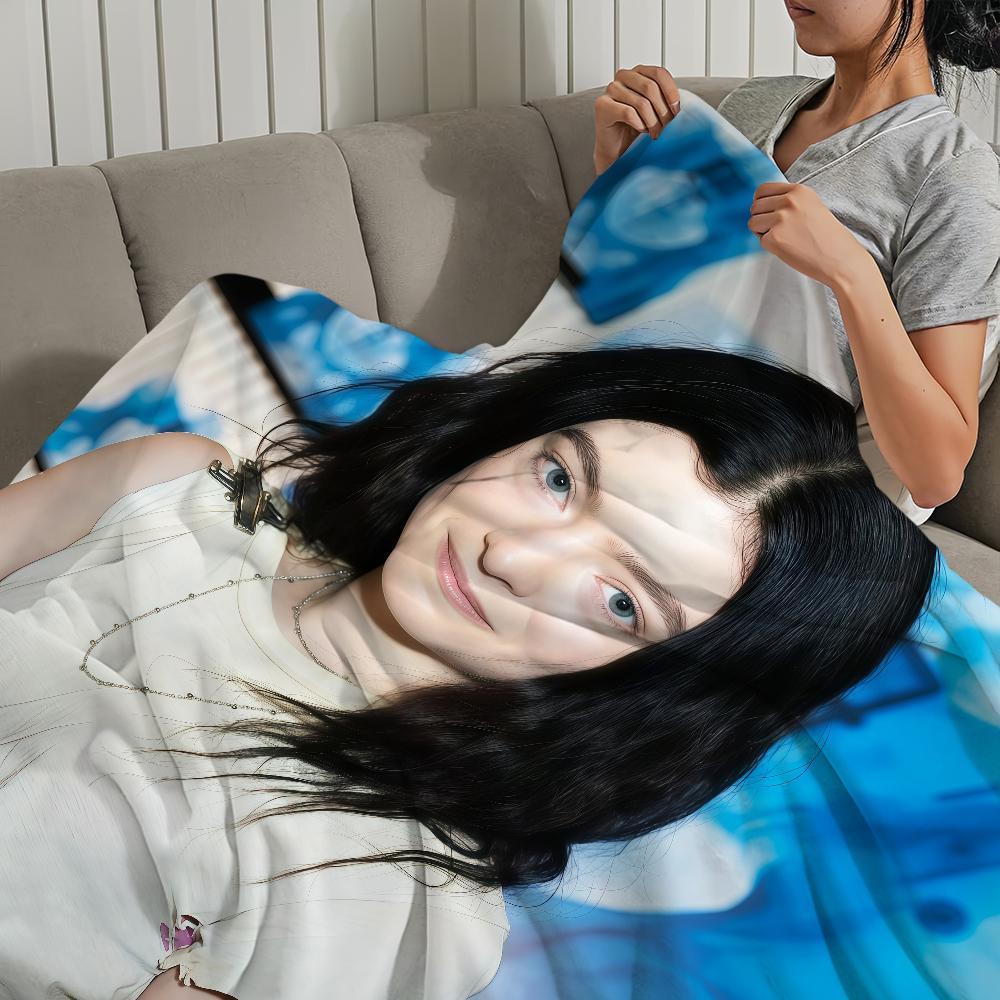 Soft Warm Singer Plush Blanket Art Virgin for Dormitory Sofa Living Room Pet Hogar Bedroom Gift L-lorde Nap Home Cool Flannel