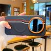 Color-block Dual-Line Built-in Wireless Charging Magnetic Ring Case For Honor Magic 8 Pro 8 7 RSR 7 Lite 6 pro X9D X9c Cover