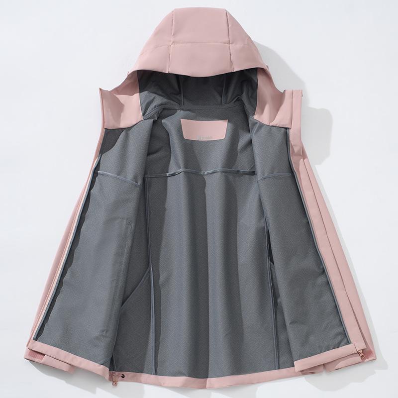 Unisexowy softshellowy wiatrówka górska - Lekka jednowarstwowa kurtka na wiosnę/lato 2025