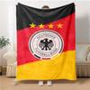 1 Stück DFB Decke, Geschenk, für Männer und Frauen, Weiche Decke, Gut für Schlafsofa Couch Reisen, Leichte Flanelldecke