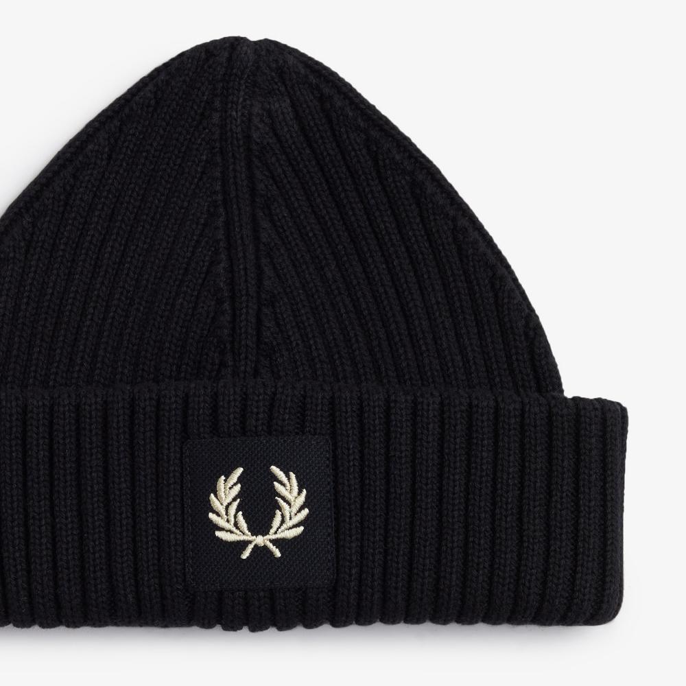 FRED PERRY Patch Brand Chunky Lip Beanie (T03) Cfpu2336151-T03