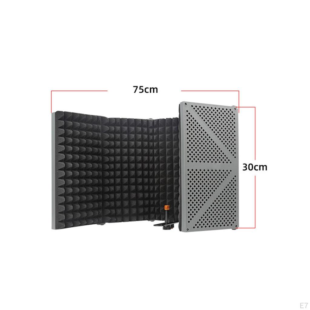 Mic Shield Studio Recording Professional Filter Vocal 5 Panel Acoustic Microphone